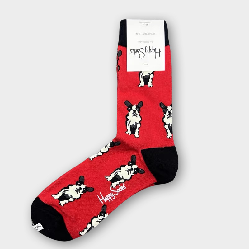 Happy Socks Hombre Algodón Calcetines Medio Tubo Calcetines Transpirables - Imagen 25 de 134