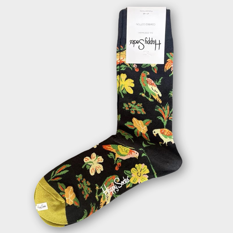 Happy Socks Hombre Algodón Calcetines Medio Tubo Calcetines Transpirables - Imagen 58 de 134