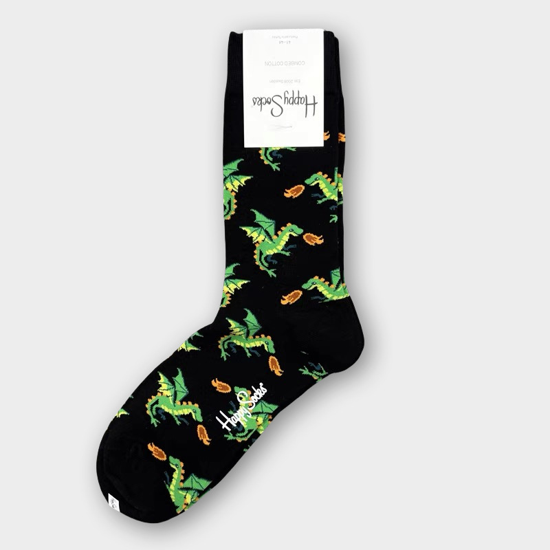 Happy Socks Hombre Algodón Calcetines Medio Tubo Calcetines Transpirables - Imagen 78 de 134