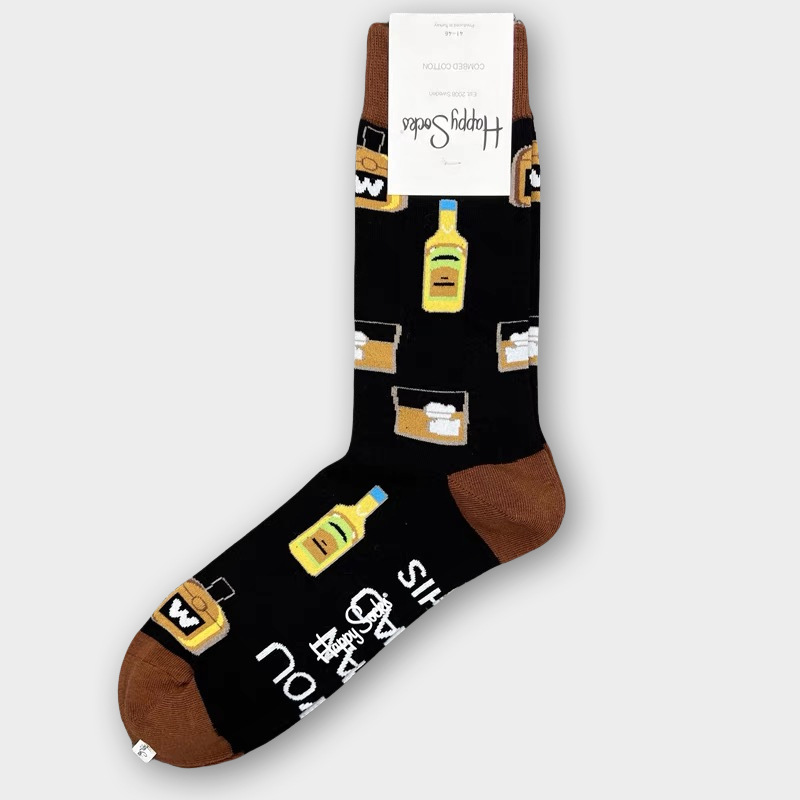Happy Socks Hombre Algodón Calcetines Medio Tubo Calcetines Transpirables - Imagen 106 de 134