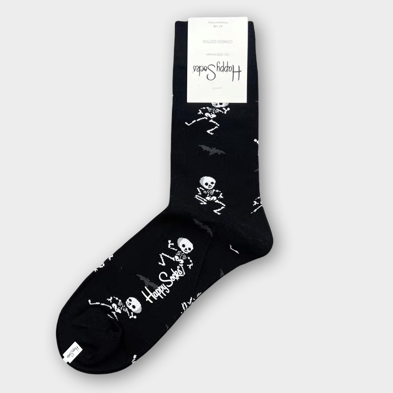 Happy Socks Hombre Algodón Calcetines Medio Tubo Calcetines Transpirables - Imagen 113 de 134