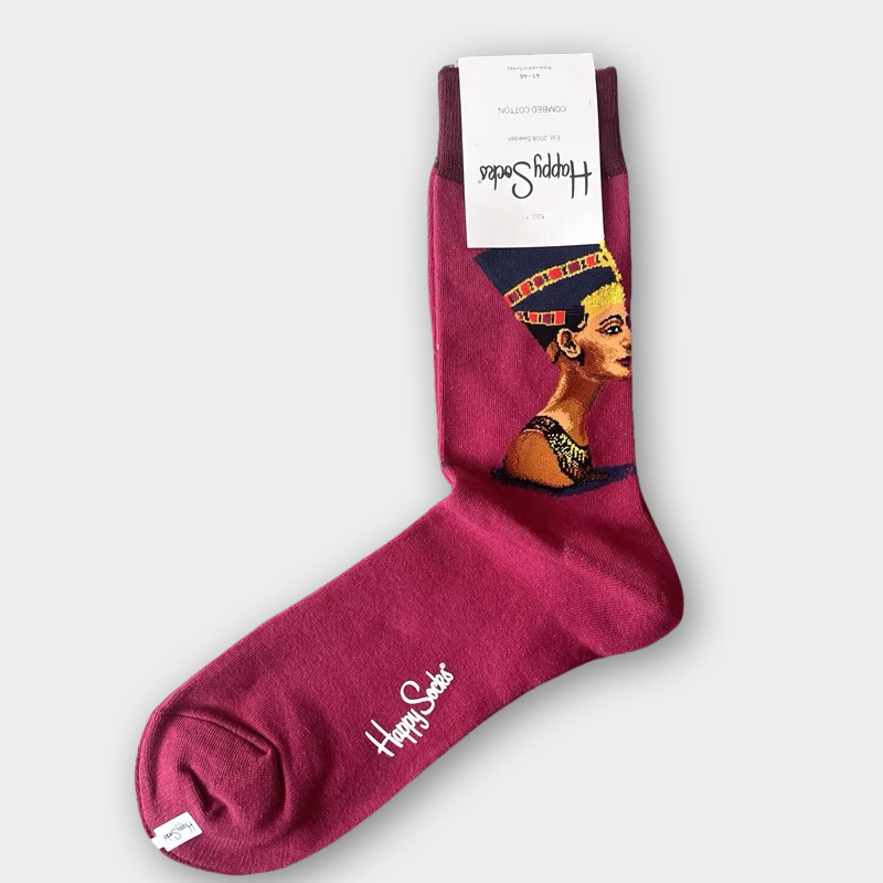 Happy Socks Hombre Algodón Calcetines Medio Tubo Calcetines Transpirables - Imagen 121 de 134