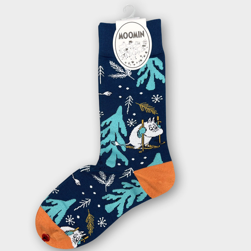 moomin cotton socks women's socks cartoon tube tide socks - Picture 92 of 127