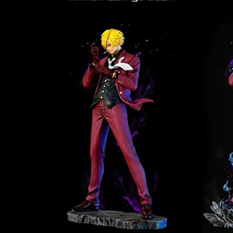 TH Sanji inBlonde Suit with Burst Aura One Piece GK Model Statue Handmade Figure - Picture 6 of 8