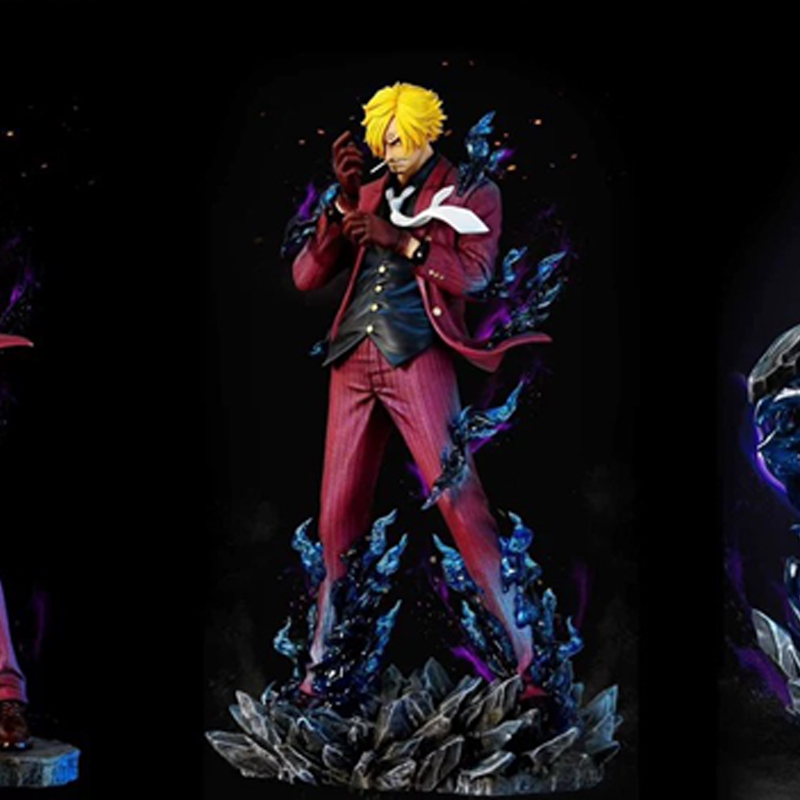 TH Sanji inBlonde Suit with Burst Aura One Piece GK Model Statue Handmade Figure - Picture 7 of 8
