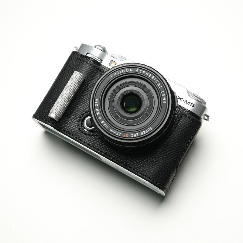 Real Leather Camera Bag Case Grip Protect Cover Belt Strap For Fujifilm X-M5 XM5 - Picture 31 of 36