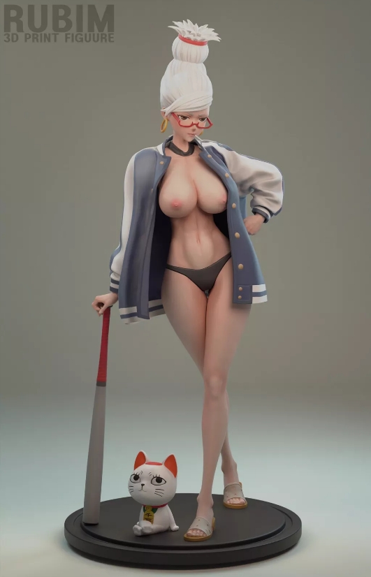 Kits de resina de impresión 3D Seiko Ayase Naked Dandadan sin pintar estatuilla modelo de anime - Imagen 4 de 4