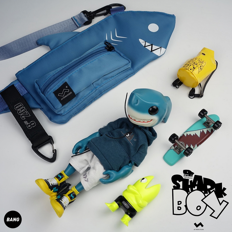 J.t Studio 2Go Shark Boy 22cm/8.6In Limited Collectible Action Figure In Stock
