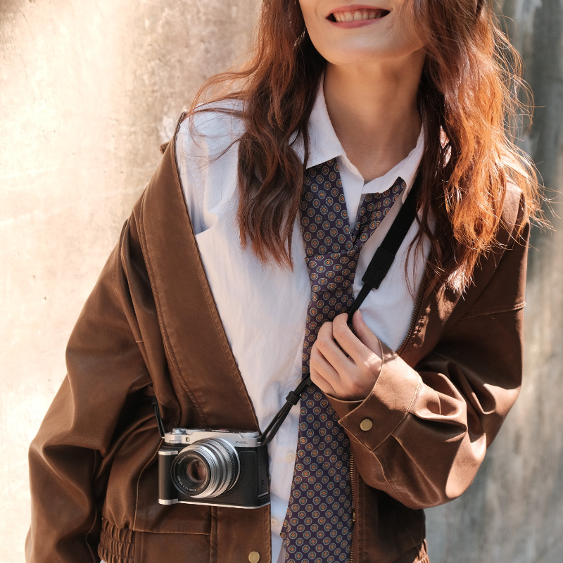 Genuine Leather Camera Bag Case Protect Cover Belt For Fujifilm XM5 Fuji X-M5 - Picture 33 of 36