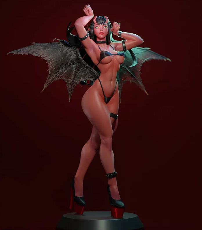 Meru Demon Succubus 2 Vers unbemalt 3D Druck Resin Bausätze Figur Modell Gk - Bild 14 von 15