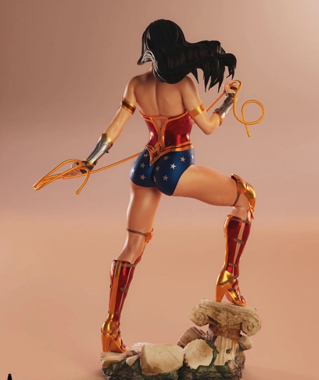 Wonder Woman 4 Vers Unpainted 3D Printing Resin Kits Figure Comic Model - Picture 18 of 20