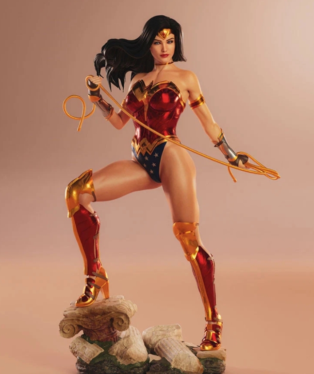 Wonder Woman 4 Vers Unpainted 3D Printing Resin Kits Figure Comic Model - Picture 19 of 20