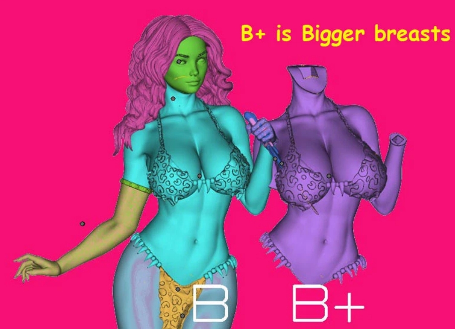 Cavewoman 4 Vers Unpainted 3D Printing Resin Kits 9.4" 12.6" Figure Movie Model - Imagen 16 de 18