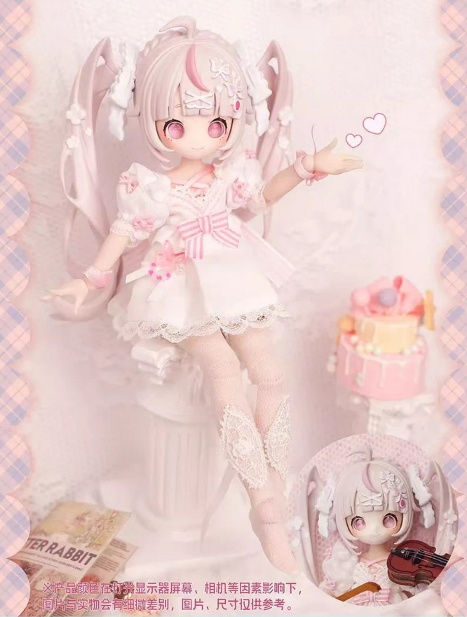 Sugary Girls Series Lisette 16cm/6.3In Bjd Doll Action Figure