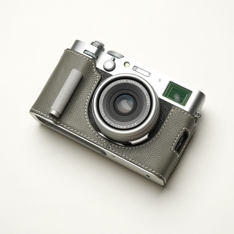 Genuine Leather Camera Bag Case Grip Protect Cover For Fujifilm X-100VI X100VI - Picture 29 of 38