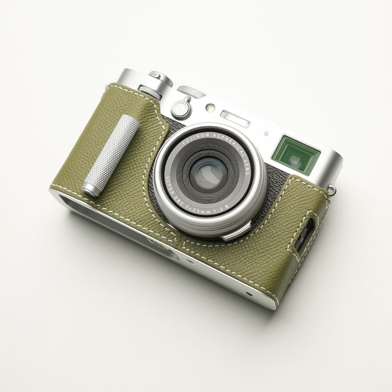 Genuine Leather Camera Bag Case Grip Protect Cover For Fujifilm X-100VI X100VI - Picture 31 of 38