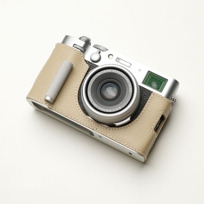 Genuine Leather Camera Bag Case Grip Protect Cover For Fujifilm X-100VI X100VI - Picture 32 of 38
