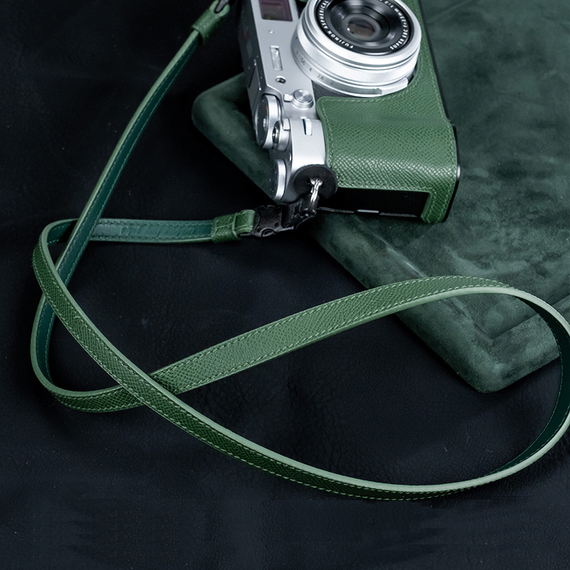 Real Leather Camera Bag Case Grip Protect Cover Belt For Fujifilm X-100VI X100VI - Picture 33 of 36