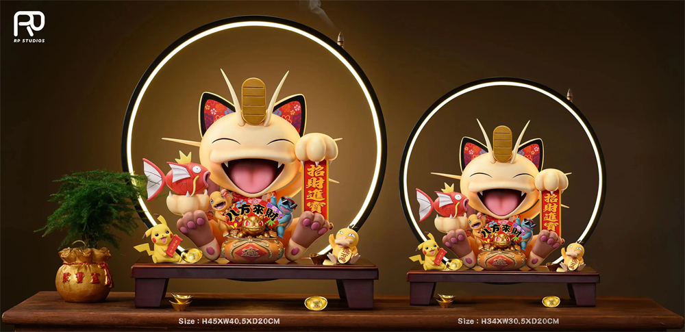 RP STUDIO Meowth versión limitada Estatua de anime GK de resina de colección nueva en stock - Imagen 7 de 8