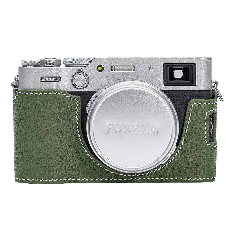 Real Leather Camera Bag Case Grip Cover Belt For Fujifilm X100VI XM5 XT5 XT50 - Picture 30 of 36