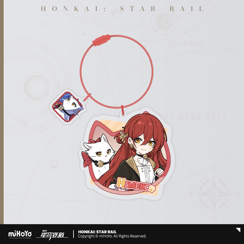 miHoYo Honkai: Star Rail Niños Gato Llavero Trailblazer Artículos Oficiales Llavero - Imagen 7 de 11