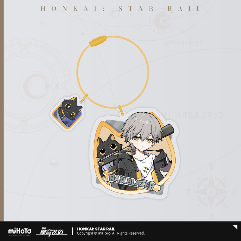 miHoYo Honkai: Star Rail Niños Gato Llavero Trailblazer Artículos Oficiales Llavero - Imagen 8 de 11