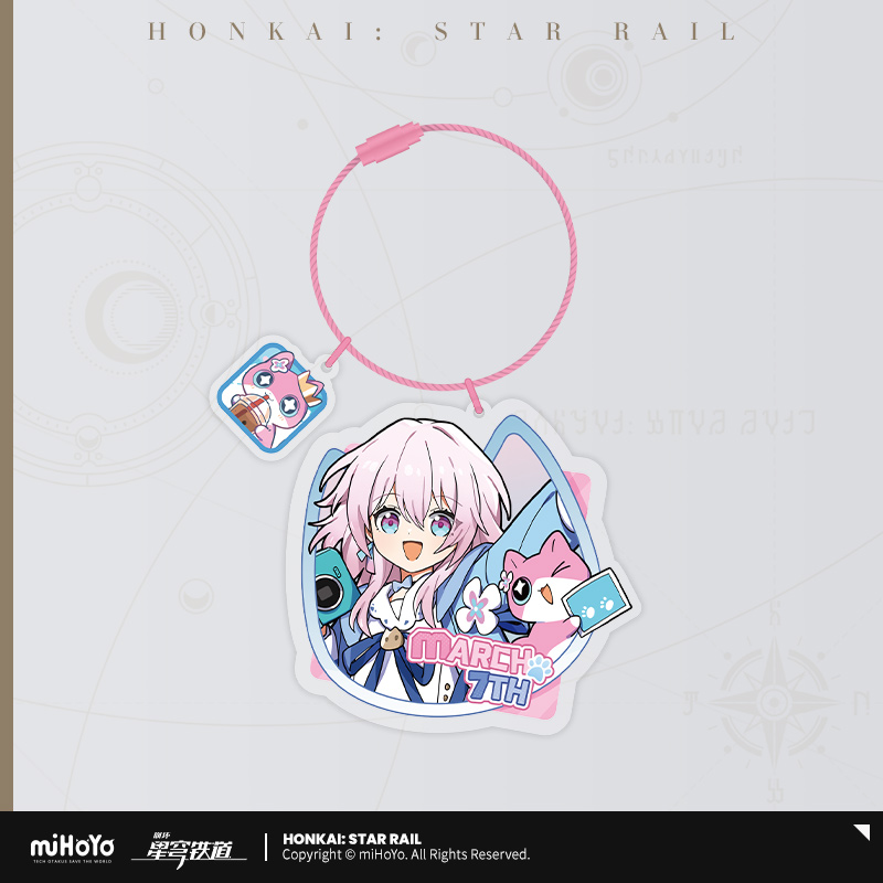 miHoYo Honkai: Star Rail Niños Gato Llavero Trailblazer Artículos Oficiales Llavero - Imagen 10 de 11