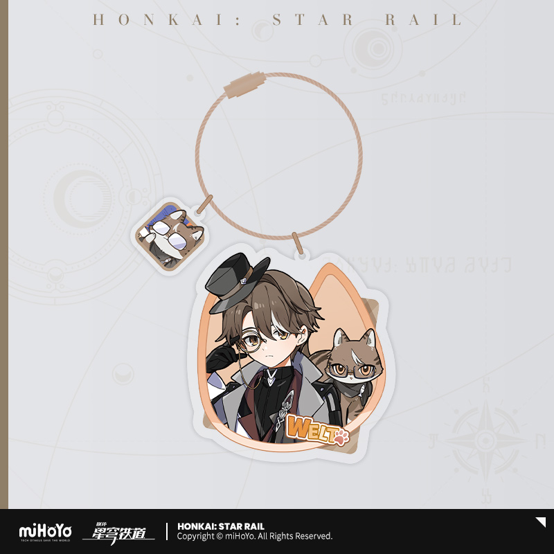 miHoYo Honkai: Star Rail Niños Gato Llavero Trailblazer Artículos Oficiales Llavero - Imagen 11 de 11