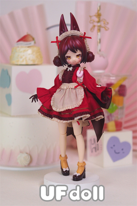 Ufdoll Mini Drink 27cm/10.6In Bjd Doll Dressable Action Figure Designer Toy Gift