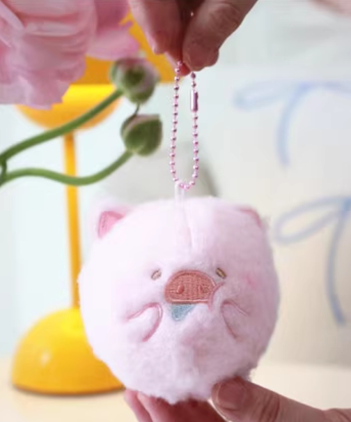 Lulu The Piggy 3.3In 3.9In Slow Rebound Blow Bubbles Squishy Plush Pendant