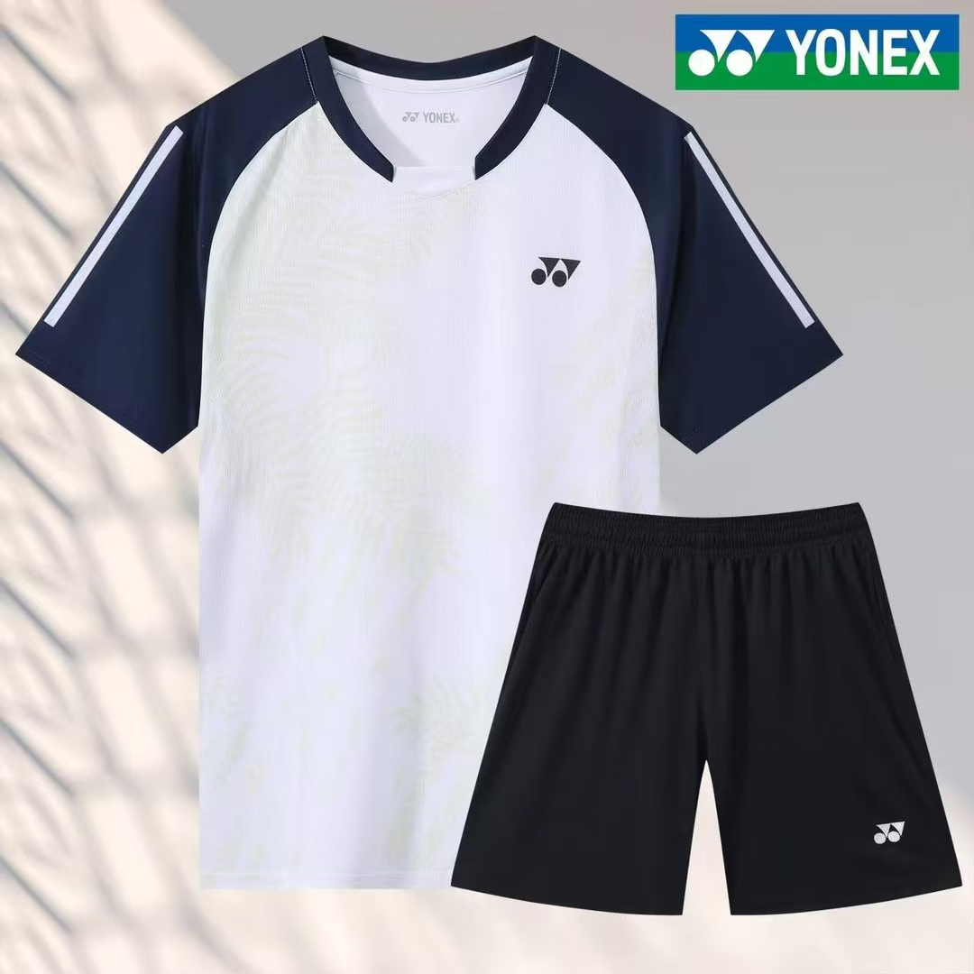 YONEX Men's Table Tennis Badminton T-shirts and Shorts Suit Sports Set 06055 - Picture 6 of 6