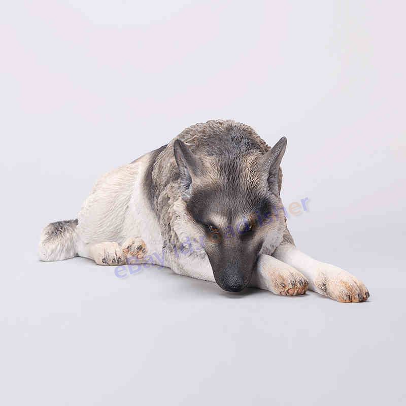JXK 1/6 Lying German Shepherd Model Animal Figure Collection Decor Kids Toys - Picture 24 of 24
