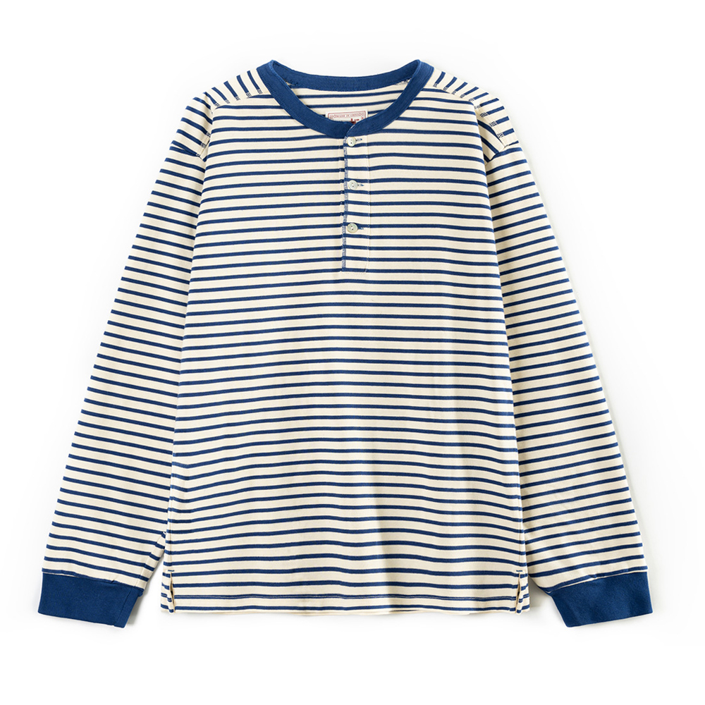 Para hombres Marinero Camisa a Rayas Camiseta Henley Manga Larga Camisa Informal Camiseta Prenda para el torso - Imagen 9 de 9