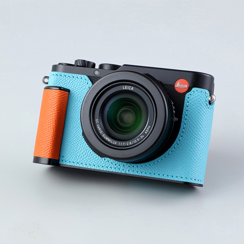 Genuine Leather Camera Bag Case Grip Cover Belt Strap For Leica D-LUX8 DLUX8 - Picture 28 of 45