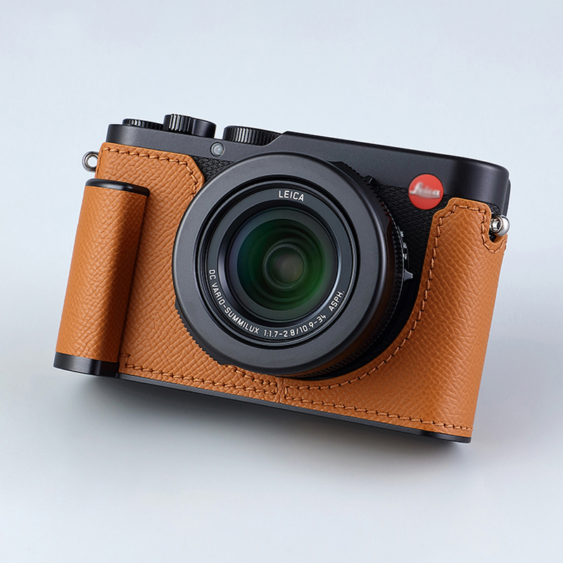 Genuine Leather Camera Bag Case Grip Cover Belt Strap For Leica D-LUX8 DLUX8 - Picture 31 of 45