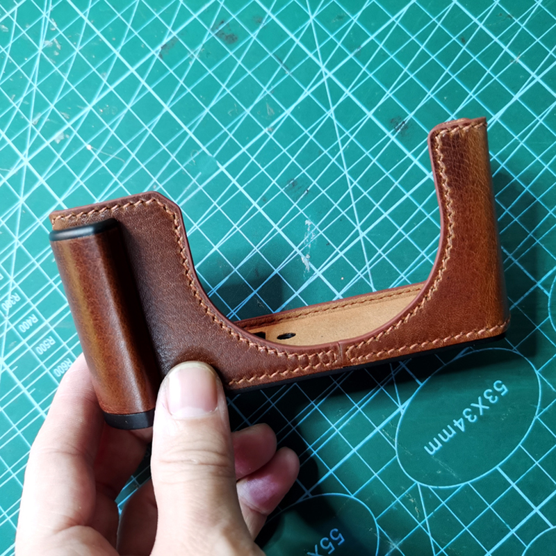 Real Leather Camera Bag Case Grip Cover Belt Strap For Leica D-LUX7 DLUX Typ109 - Picture 26 of 43