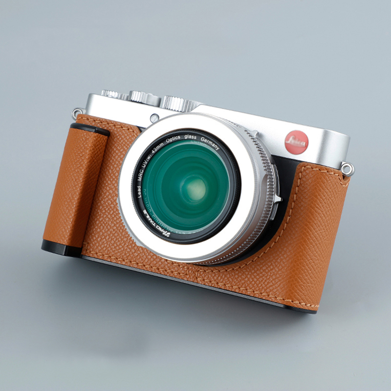 Real Leather Camera Bag Case Grip Cover Belt Strap For Leica D-LUX7 DLUX Typ109 - Picture 29 of 43