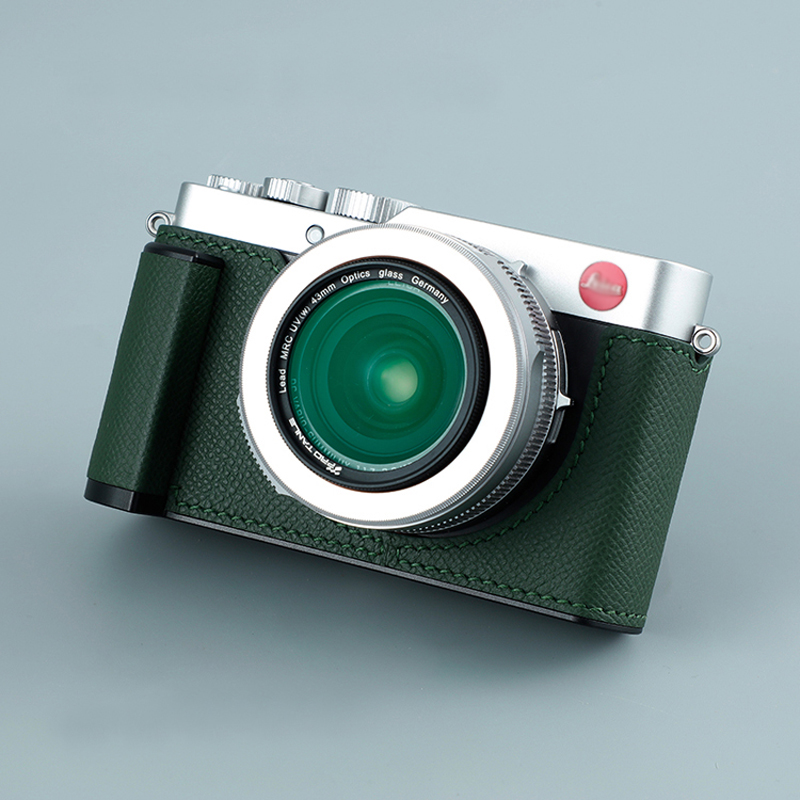 Real Leather Camera Bag Case Grip Cover Belt Strap For Leica D-LUX7 DLUX Typ109 - Picture 30 of 43