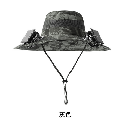 Unisex Exterior Alimentado Ventilador Ala Ancha Sombrero Verano Pesca Senderismo Gorra Nuevo - Imagen 15 de 15