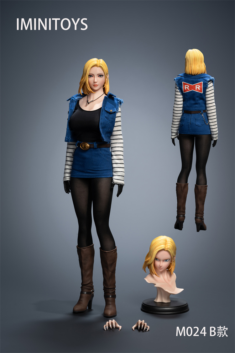 Iminitoys 1/6 Scale M024 Female Action Figure Head Sculpt Clothing Accessory Set - Bild 13 von 13