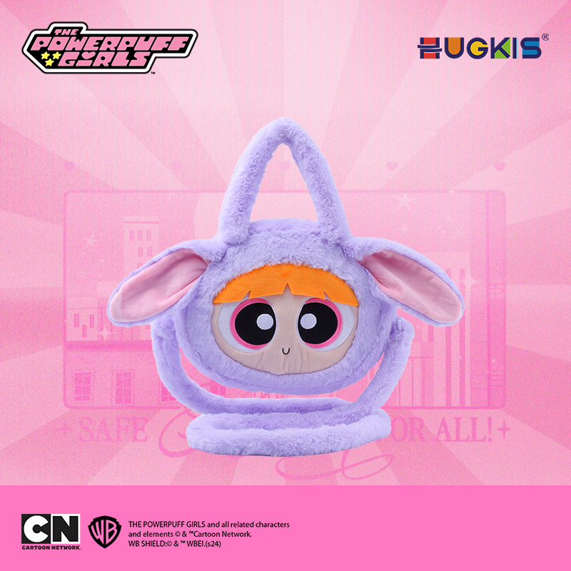 Hugkis Powerpuff Blossom Bubbles Buttercup 10.6In Cross Body Anime Goods Gift