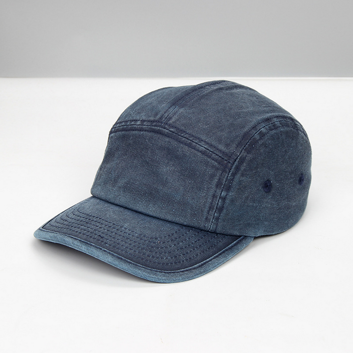 Washed Cotton Baseball Cap,5-Panel Oversize 54-62cm Men Plain Dad Hat Adjustable - Picture 12 of 13
