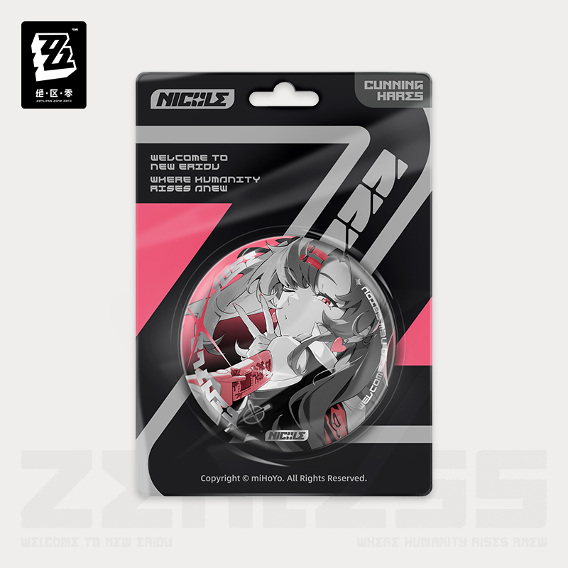 ZZZ miHoYo Zenless Zone Zero Cunning Hares Badge Cinema Pins Official Goods - Picture 12 of 14