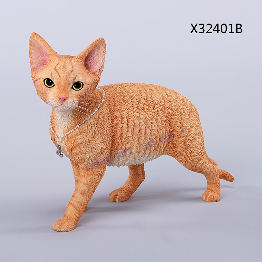 JXK 1/3 Devon Rex Gato 3.0 Estatuilla Modelo Animal Figura Colección Decoración Juguetes - Imagen 21 de 22