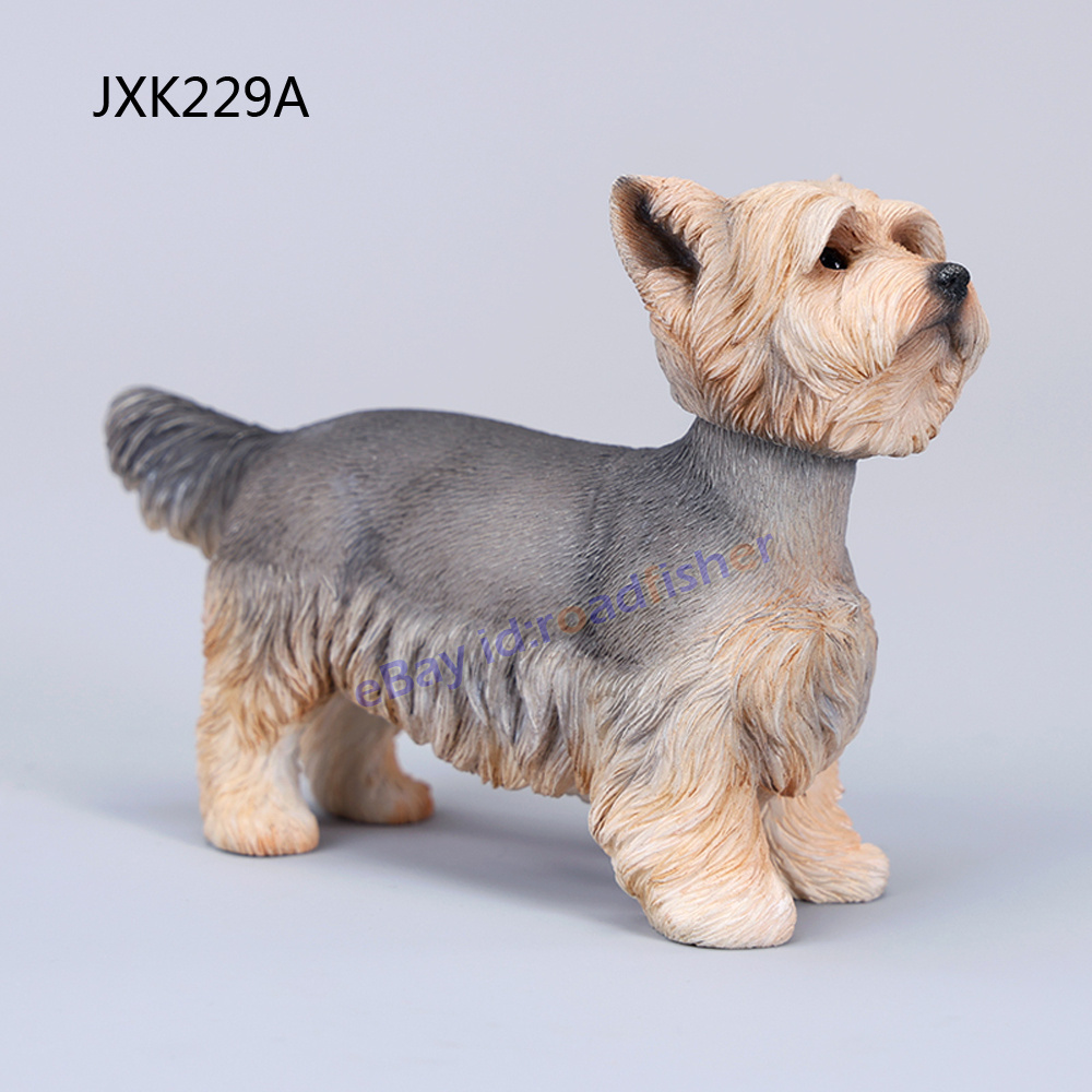 JXK 1/6 Yorkshire Terrier Figurine Model Dog Animal Figure Collection Decor Toys - Picture 8 of 9