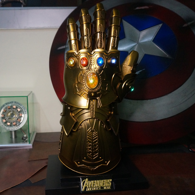 HCMY Thanos Infinity Gauntlet & Iron Man Nano Gauntlet Prop New In Stock - Picture 17 of 19