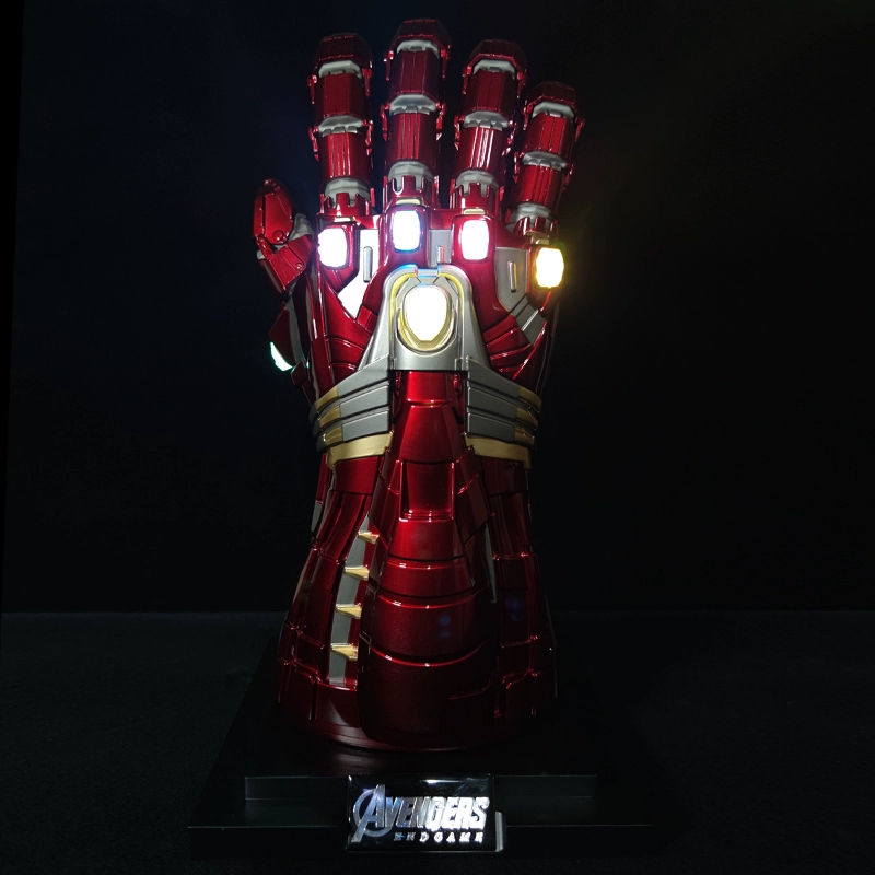 HCMY Thanos Infinity Gauntlet & Iron Man Nano Gauntlet Prop New In Stock - Picture 18 of 19