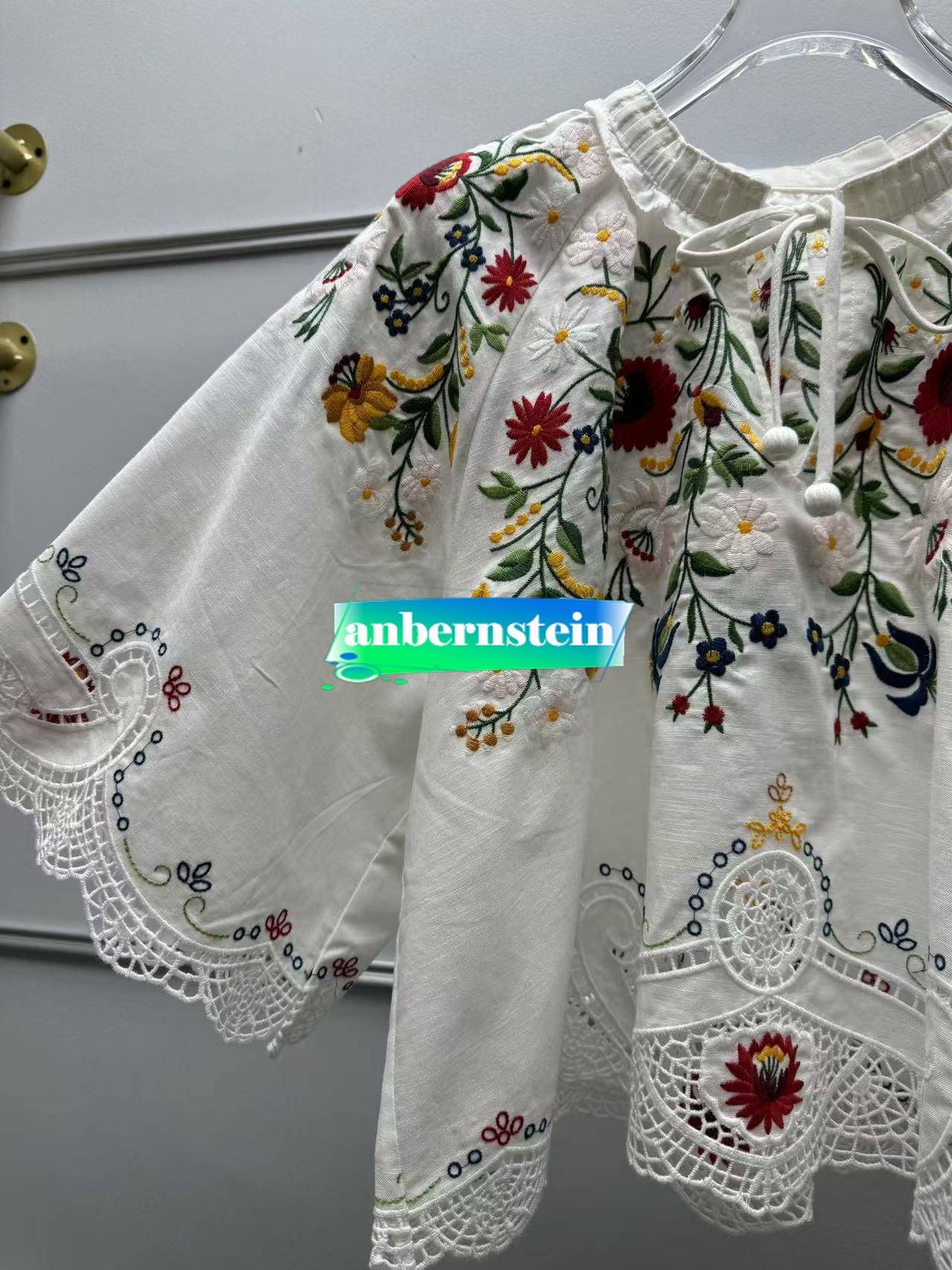 Sea Nueva York Otoño Francés Nueva Retro Flor Bordado Encaje Camisa Suelta + Falda - Imagen 25 de 42