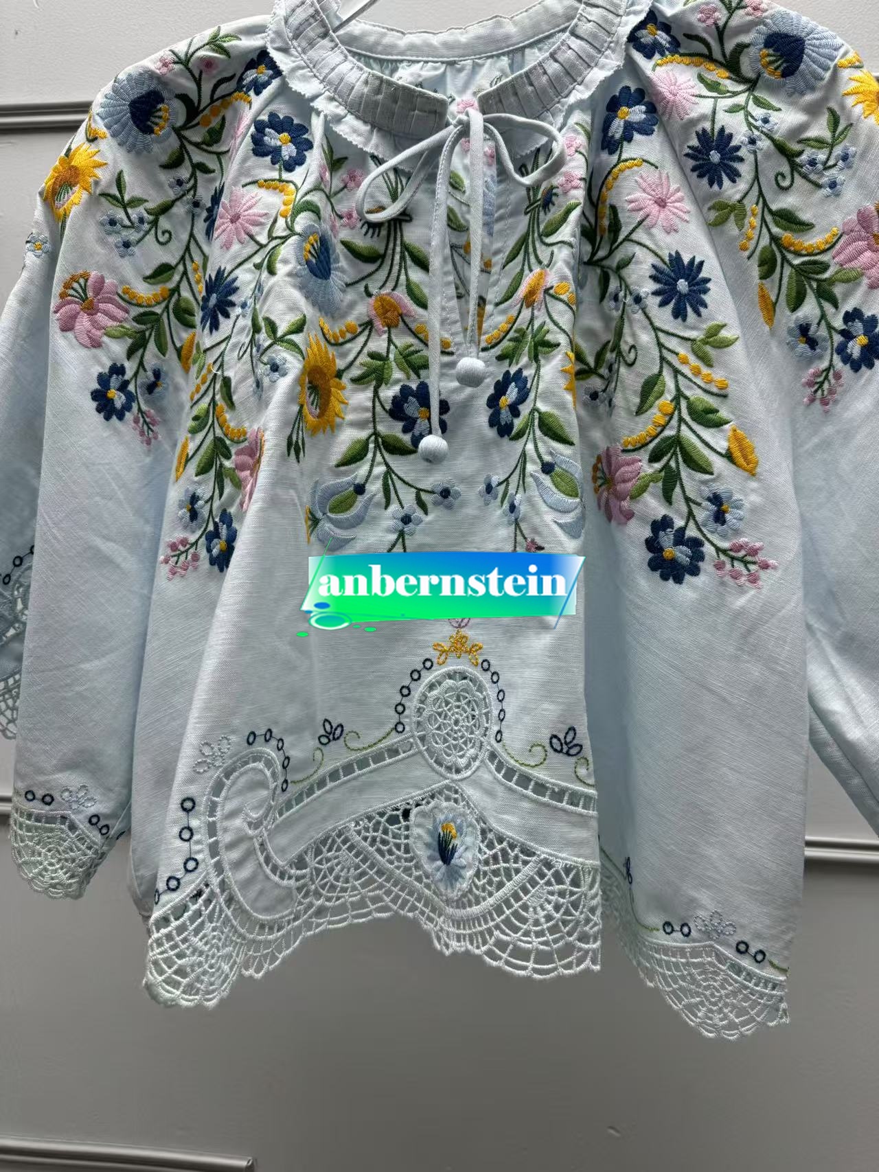 Sea Nueva York Otoño Francés Nueva Retro Flor Bordado Encaje Camisa Suelta + Falda - Imagen 37 de 42