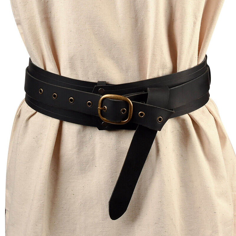 Costume cavaliere uomo donna cosplay medievale vintage cintura vita decorazione gotica - Foto 10 di 11
